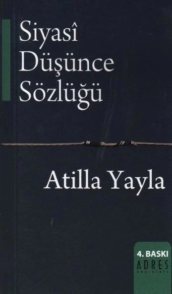 Siyasi Düşünce Sözlüğü