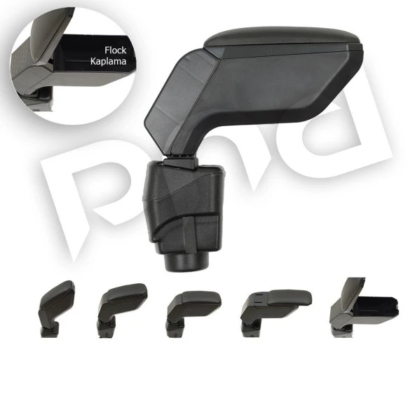 Renault Fluence Araca Özel Kol Dayama Kolçak Siyah 2012 sonrası modellere uyumlu - Resim 4