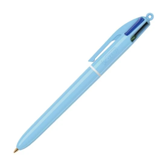 Bic 4 Colour Pastel 4 Renkli Tükenmez Kalem Pastel Mavi