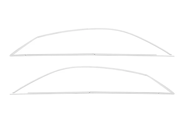 AUTOGP Hyundai elantra cam çerçevesi kenar çıtası krom 2021+ 12 parça - 2