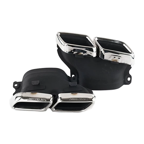 AUTOGP Mercedes w205 w212 w213 c63 amg egzoz ucu seti krom 4 çıkış