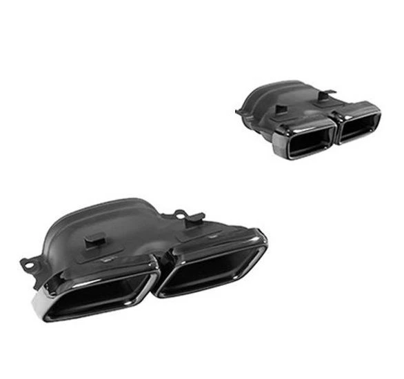 AUTOGP Mercedes w205 w212 w213 c63 amg egzoz ucu set siyah 4 çıkış - 2