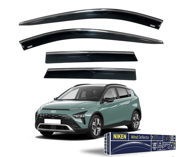 NİKEN Hyundai bayon cam rüzgarlığı kromlu 2021+  niken