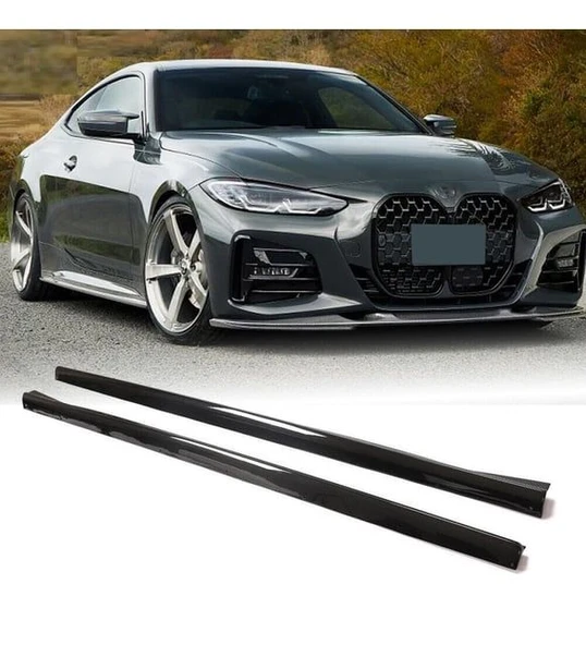 AUTOGP Bmw g22 yan marşbiyel altı lip takımı 2020+ ürün görseli 1