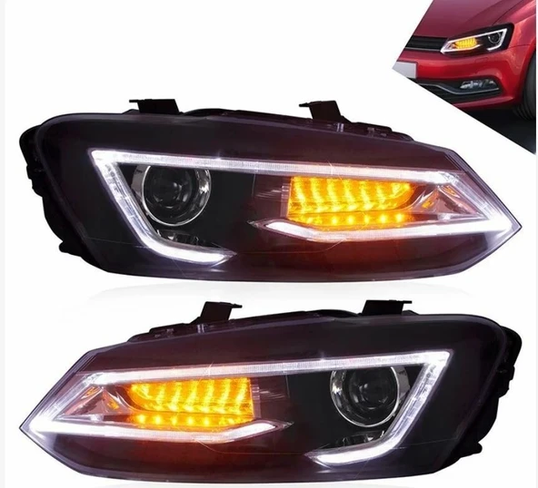 AUTOGP Vw jetta ön far lambası ledli audi dizayn 2011 / 2017