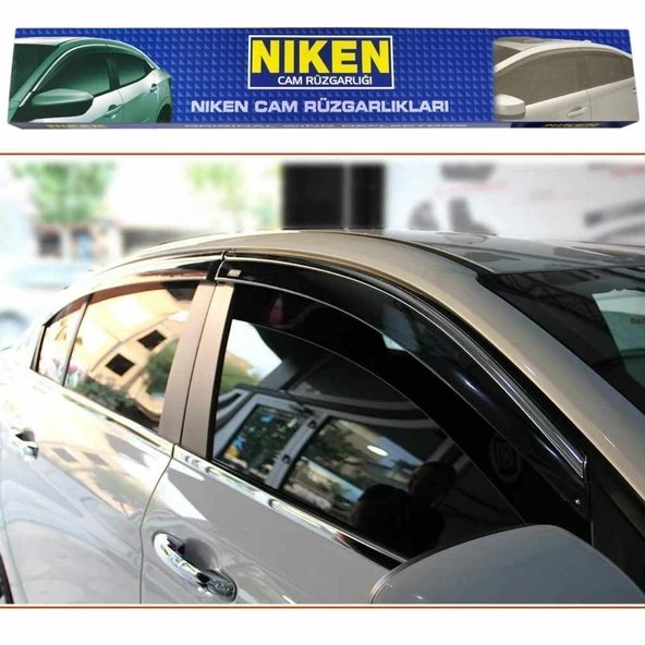 NİKEN Togg t10x cam rüzgarlığı kromlu 2023+  niken - 2