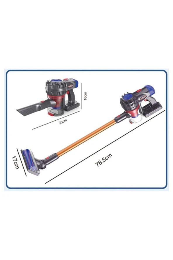 Çocuk Dikey Elektrik Süpürgesi (3 In 1) Adecon