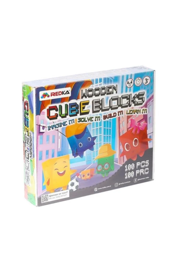 Redka Wooden Cubes Blocks