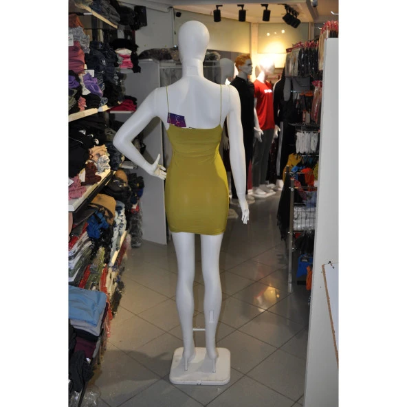 KADIN ASKILI KISA ELBİSE - 12