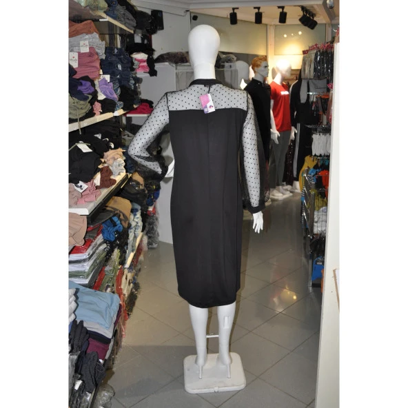 SİYAH TÜL ELBİSE - 3