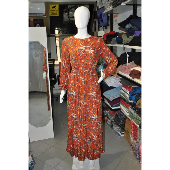 DESENLİ ELBİSE - 3