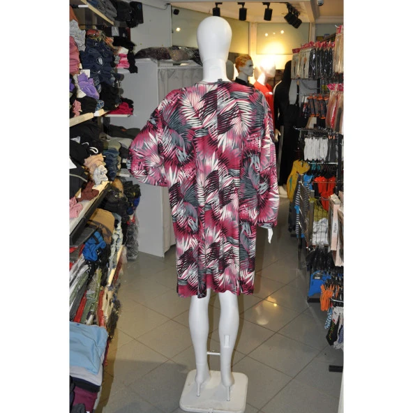 DESENLİ KISA ELBİSE - 2