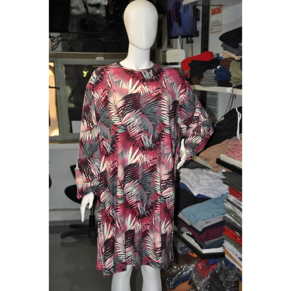 DESENLİ KISA ELBİSE - 3