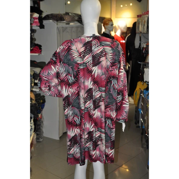 DESENLİ KISA ELBİSE - 4