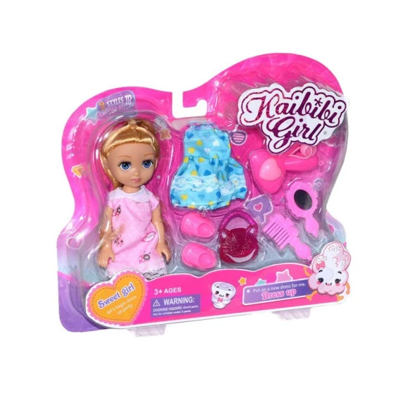 BLD227 Birlik, Kaibibi Bebek ve Yedek Kıyafeti / +3 yaş - 5