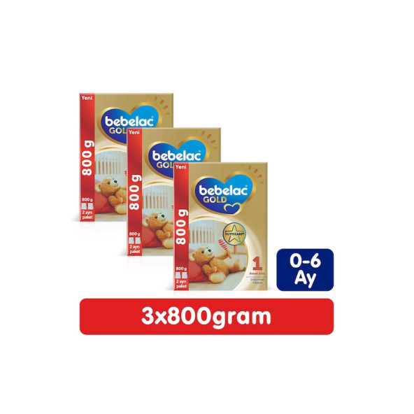 BEBELAC GOLD 1 NO 800 GR X 3 ADET