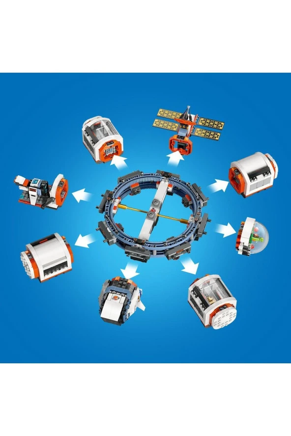 LEGO ® City Modüler Uzay İstasyonu 60433 - Oyuncak Yapım Seti (1097 Parça) - Resim 6