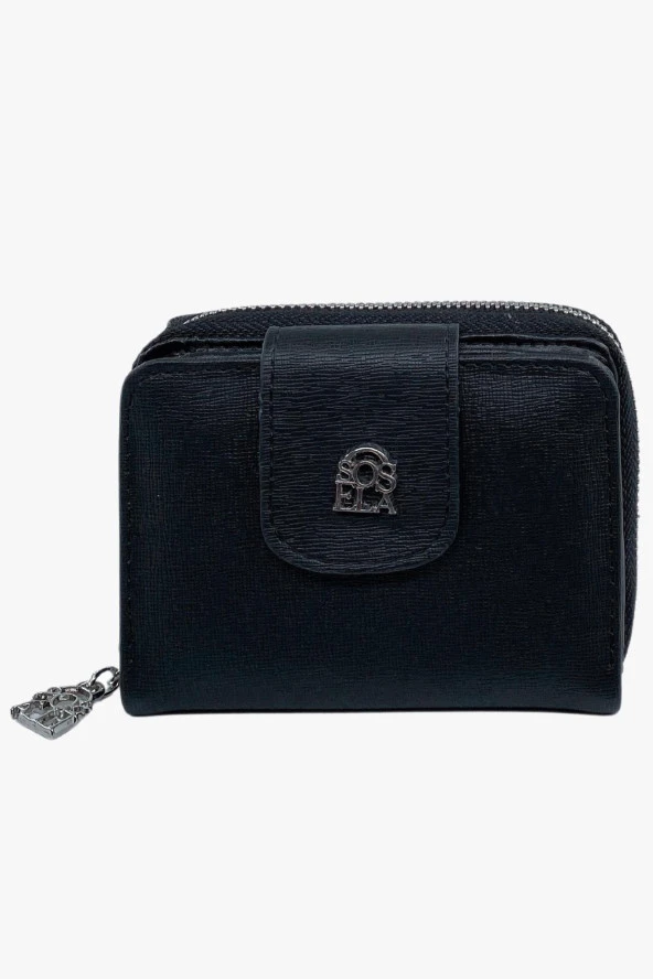 Sosela 56-4035 Kadın Avriel Siyah Cüzdan - Resim 3