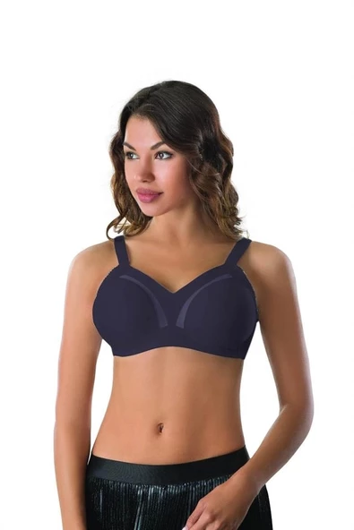 Lacivert Emay 168 C Push Up Minimizer