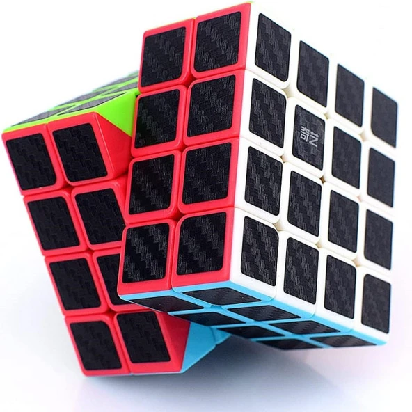 1 PCS 4X4 QY SPEED CUBE 4X4 CORBON FİBER CUBE 1ADET VIP 4X4 ZEKA KÜPÜ 4X4 HIZ KÜPÜ 4X4 RUBİKS CUBE