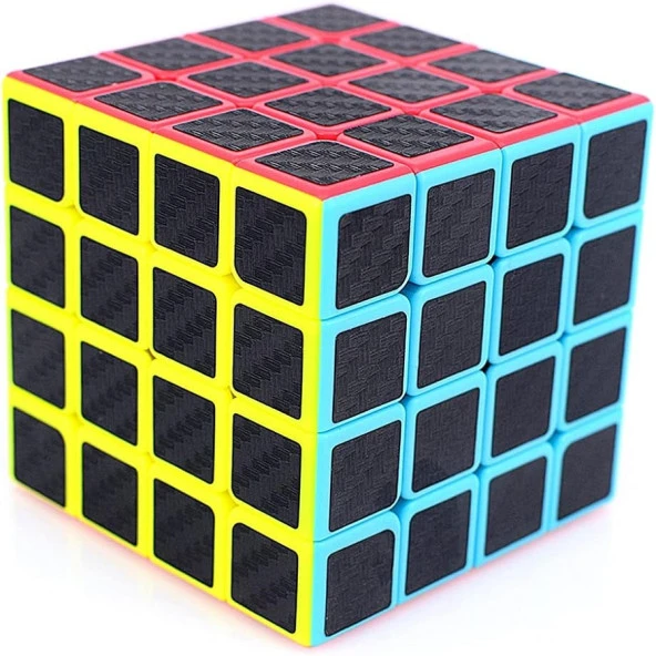 1 PCS 4X4 QY SPEED CUBE 4X4 CORBON FİBER CUBE 1ADET VIP 4X4 ZEKA KÜPÜ 4X4 HIZ KÜPÜ 4X4 RUBİKS CUBE - Resim 5