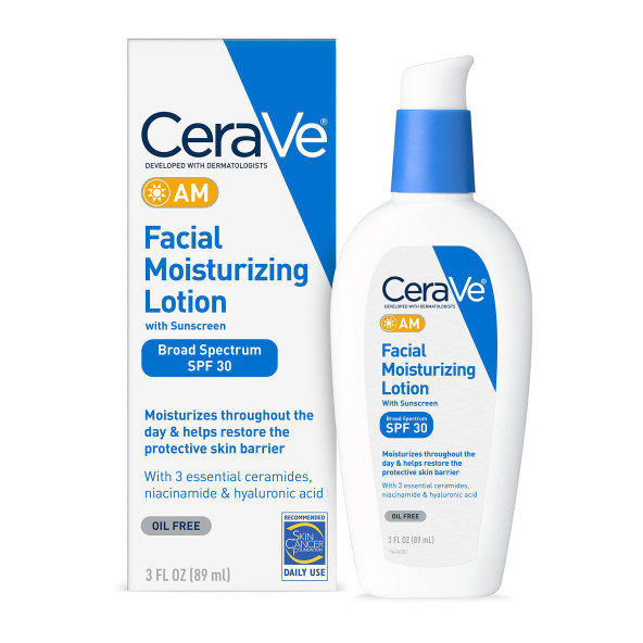 CeraVe Geniş Spektrumlu Güneş Koruyucu Yüz Nemlendirici Losyon Spf30  89 Ml