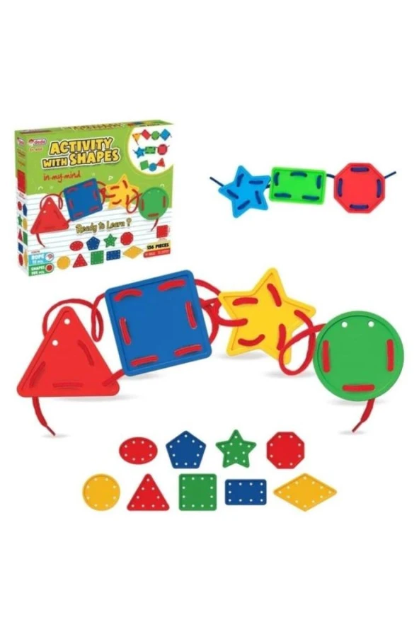 Fen Geometrik Şekiller İpli Aktivite 156 Prç 3674