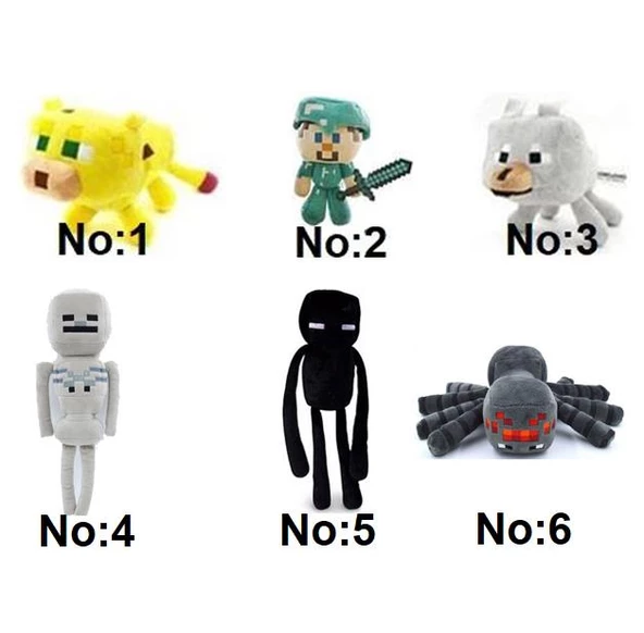 Minecraft Peluş Karakter Silikon Oyuncaklar Oyuncak - 2