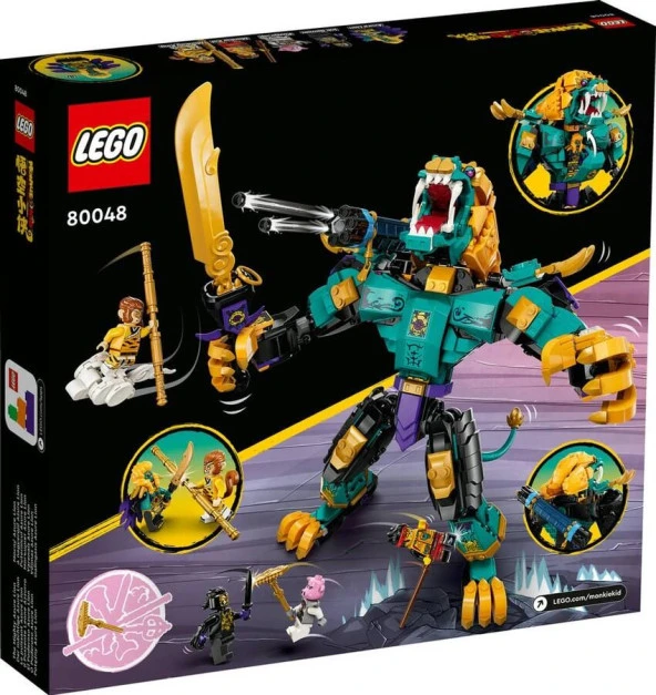 LEGO Monkie Kid 80048 The Mighty Azure Lion - Resim 2