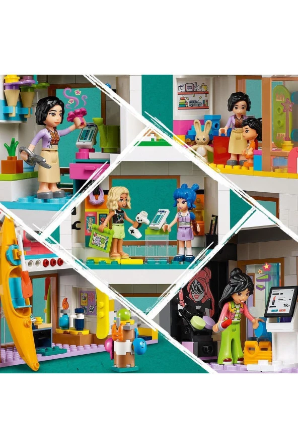 LEGO ® Friends Heartlake City Alışveriş Merkezi 42604 - Yaratıcı Oyuncak Yapım Seti (1237 Parça) - Resim 7