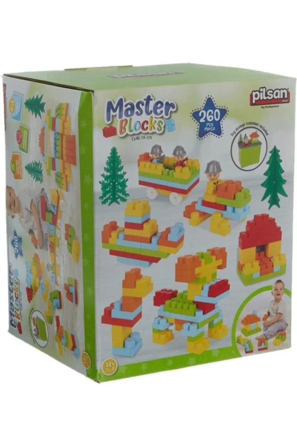 Pilsan Master Bloklar Aksesuarlı 260 Prç 03573