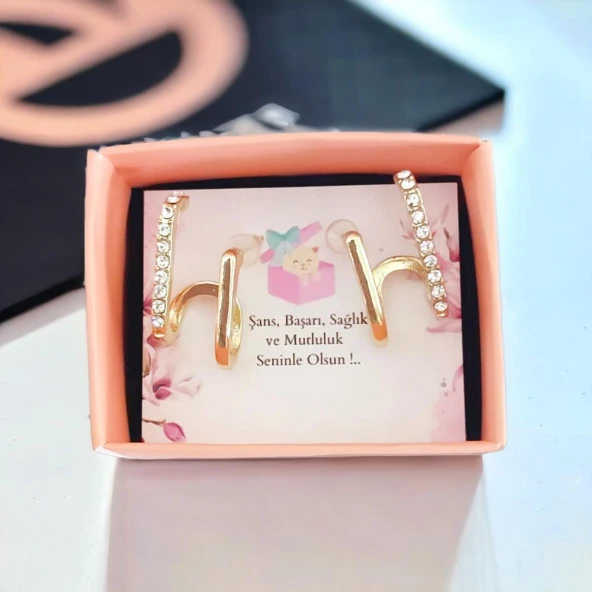 Modern Tasarım Çelik Küpe | Kararmaz - Antialerjik - Resim 7