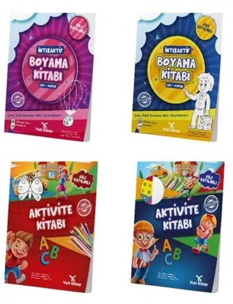 Okul Öncesi Aktivite Seti 4-6 Yaş  (4 Kitap)