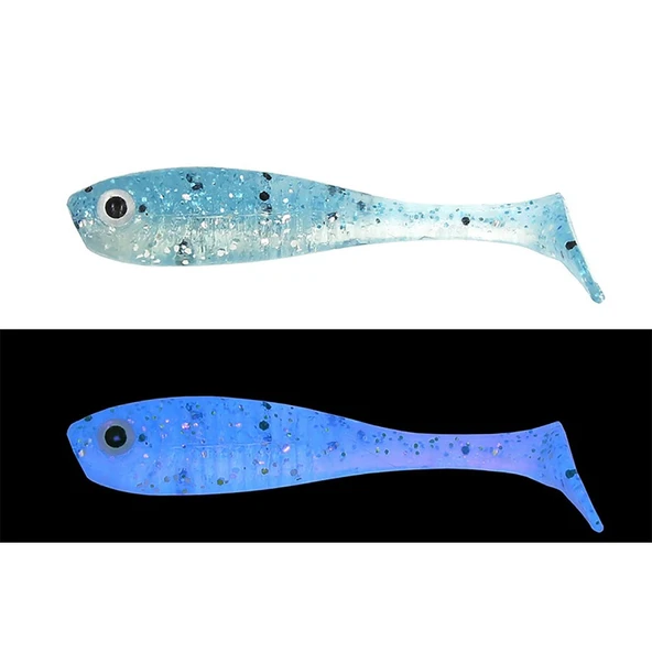 Mef Gümüş 7cm 5 Adet Silikon Yem  Naturel Hunter - 7