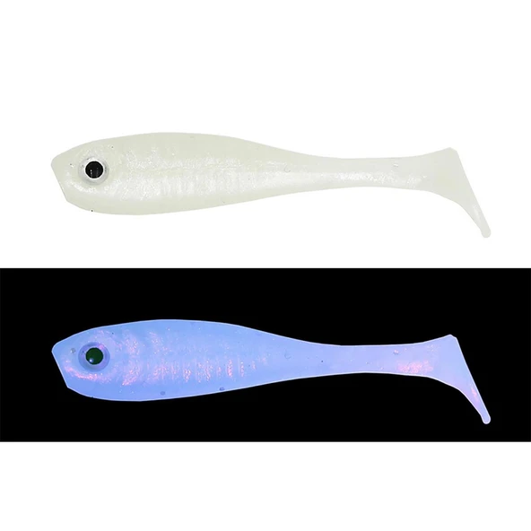 Mef Gümüş 7cm 5 Adet Silikon Yem  Gold - 4
