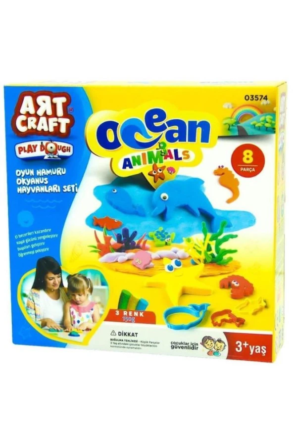 Fen Okyanus Hayvanlar Seti Oyun Hamuru 150Gr