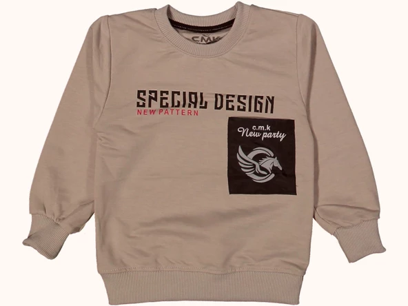 Erkek Çocuk Specıal Baskılı Sweatshirt BGL-ST03679 - 3