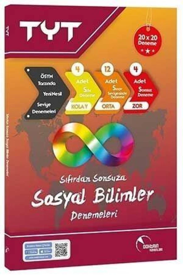 TYT Sosyal Bilimler 20*20 Deneme Sınavı Video Çözümlü Doktrin