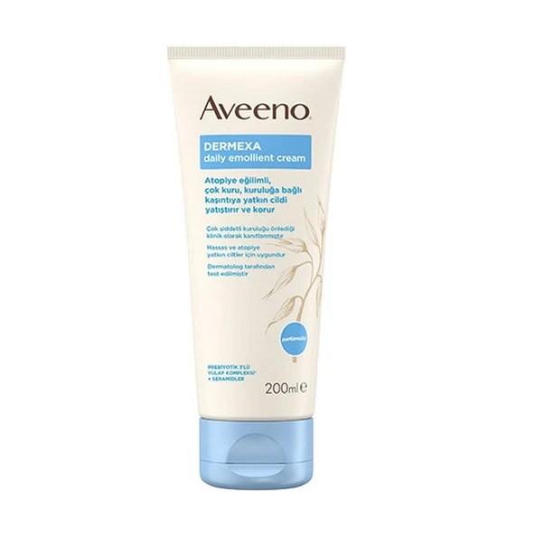 Aveeno Dermexa Günlük Yatıştırıcı ve Koruyucu Krem 200ml ürün görseli