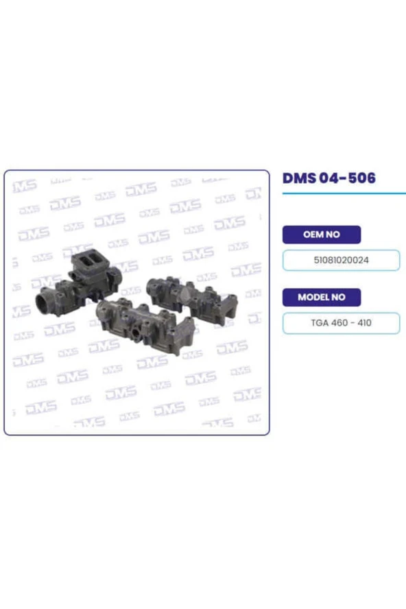 4-506 Egzoz Manifoldu Egr'lı Takım Man Tga 410-460 Uyumlu