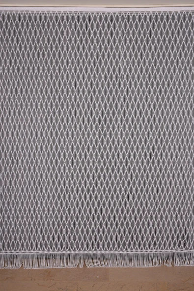 BAKLAVA MODEL BEYAZ RENK BAKLAVA MODEL BEYAZ RENK HAZIR İP PERDE 300*245 ürün görseli