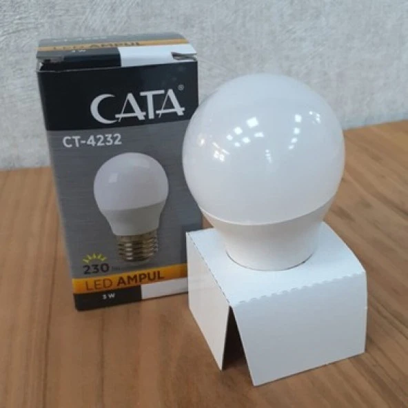 Cata CT-4232 4W/6400K E27 Edison LED Ampul (Beyaz) Cata