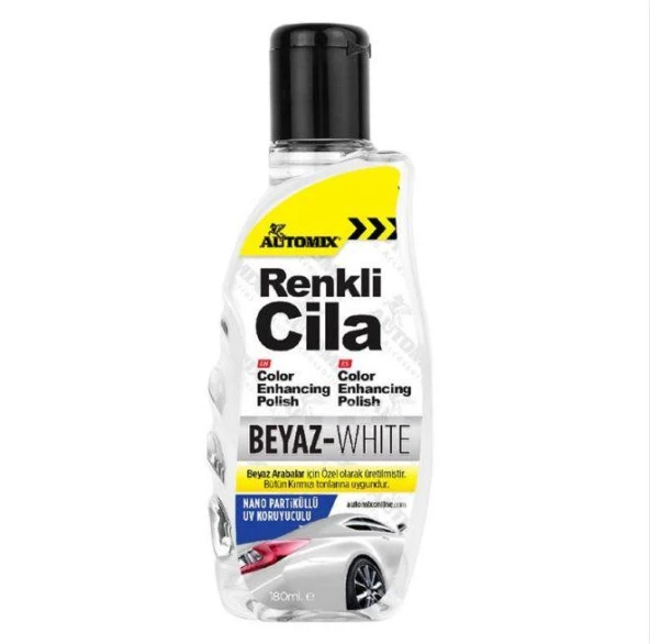 Automix Beyaz Cila 180ml