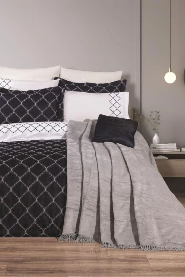 Özdilek Çeyiz Seti Royal Lacivert - Resim 2