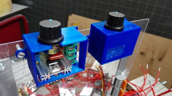 Kutulu 220V AC 2000W Motor Hız Kontrol Dimmer Devresi Voltaj Regülatörü - 5