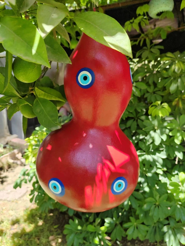 Bahçe Süsü ,Balkon Süsü ,Ağaç süsü Kırmızı Renk - 2