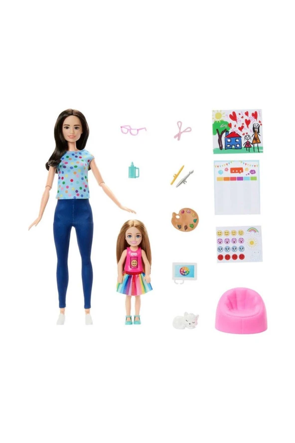 Barbie Ve Chelsea Sanat Atolyesi Oyun Seti HRG48 - Resim 2