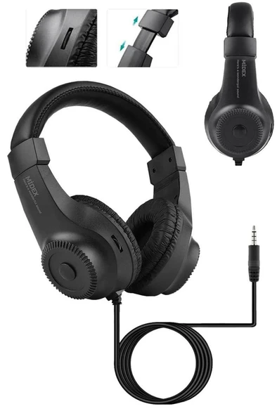 Midex Midi Paket-4 Stüdyo Ekipmanları Seti Ses Kartı Midi Klavye Mikrofon Kulaklık - Resim 4