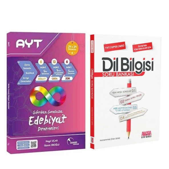 Doktrin AYT Edebiyat Deneme ve AKM Dil Bilgisi Soru Bankası Seti 2 Kitap