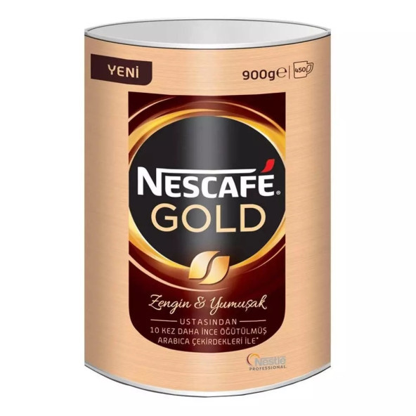 Nescafe Gold Hazır Kahve Teneke 900 G